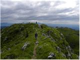 Spodnje Danje - Krekova koča na Ratitovcu